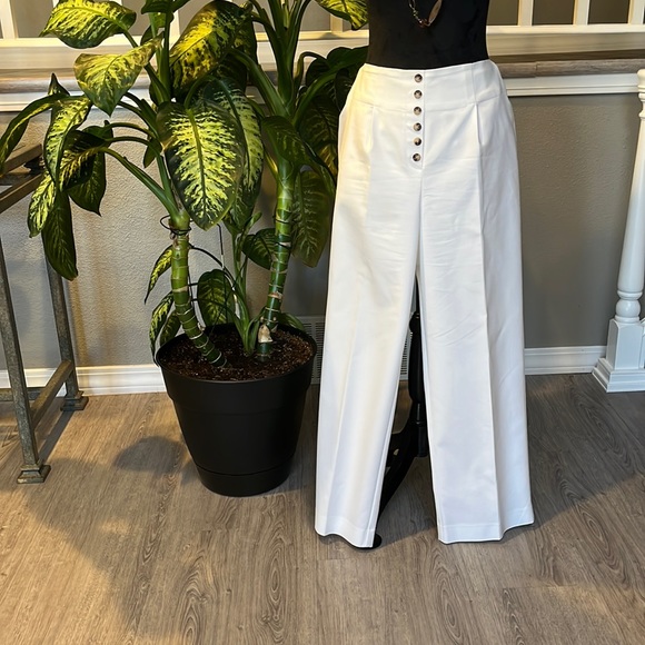 Alex Marie Pants - Alex Marie Ivory Wide Leg Pants